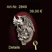 Lampe mit Drachen